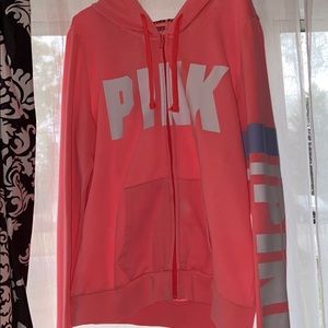 VS Pink zip up jacket